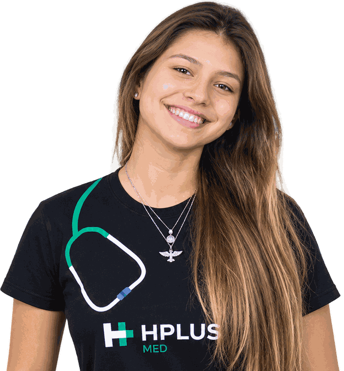 Aluna do Hplus Med aprovada em Medicina