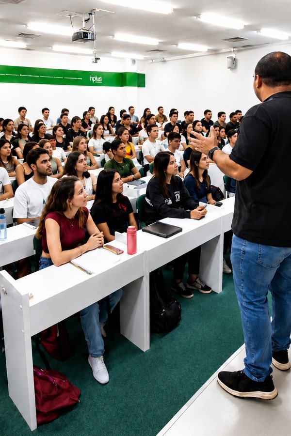 Professores em aula no Hplus