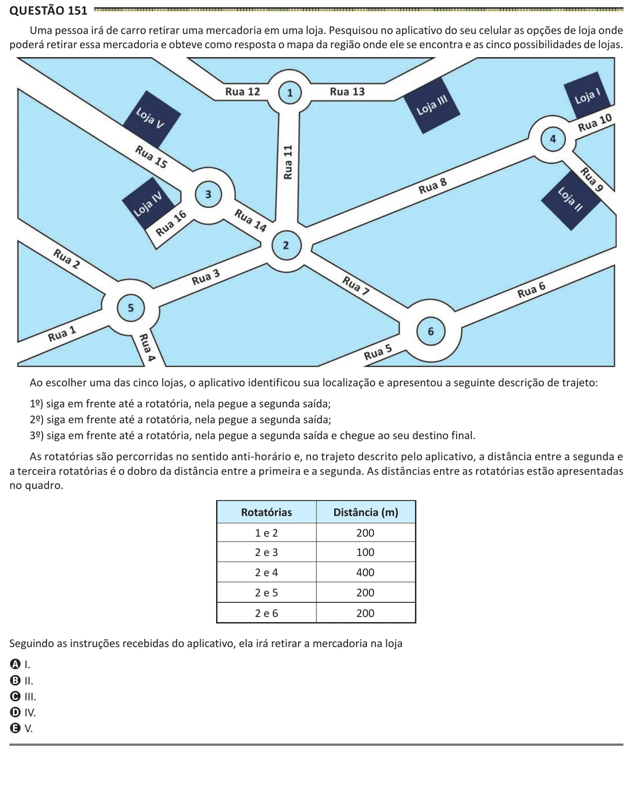 Questão 151 do ENEM 2025, segunda aplicação, como saiu no caderno de prova